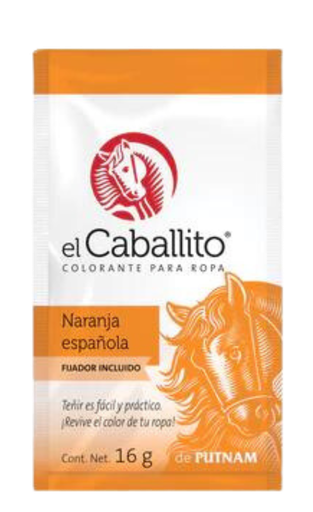 [CCNC32NE] COLORANTE CABALLITO NARANJA ESPAÑOLA 16GR (PZ032)(H)