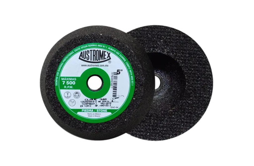 [AU246CDP0346] COPA ABRASIVA AUSTROMEX P/DESBASTE PIEDRA 5" P/BOSCH GRANO 24 (346)(H)