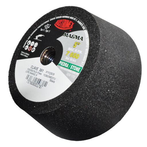 [AU249CDP0361] COPA ABRASIVA AUSTROMEX P/DESBASTE PIEDRA 5" P/B&D GRANO 60 (361)(H)