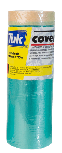 [TKCPC140X25M] COVERSTIK TUK P/CUBRIR C/MASKING 140MM x 25M (410103)
