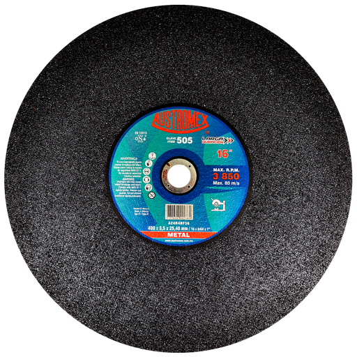 [AU104DCN0505] DISCO ESTACIONARIO AUSTROMEX P/CORTE METAL 16" (505)(H)