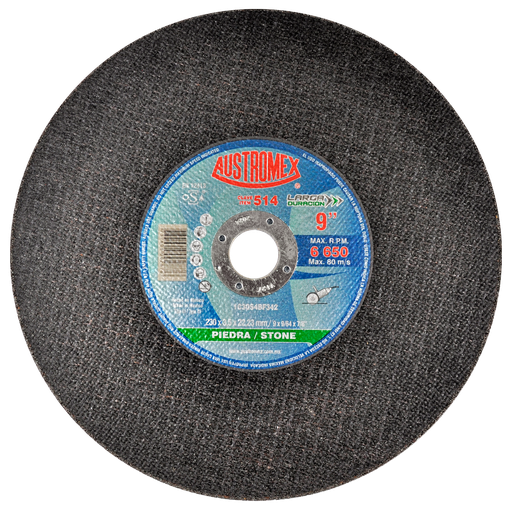 [AU140DCP0514] DISCO PLANO AUSTROMEX P/CORTE PIEDRA 9" (514)(H) DDD