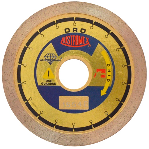 [AU531DDV1554] DISCO DIAMANTE AUSTROMEX RIN CONTINUO P/VIDRIO 4" ORO (1554)(H)