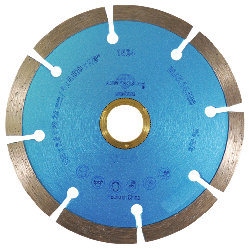 [AU476DDD1504] DISCO DIAMANTE AUSTROMEX RIN SEGMENTADO USO GENERAL 4" (1504)(H)