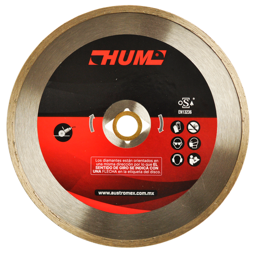 [AU502DRC2559] DISCO DIAMANTE AUSTROMEX RIN CONTINUO USO GENERAL 7" (2559)(H)