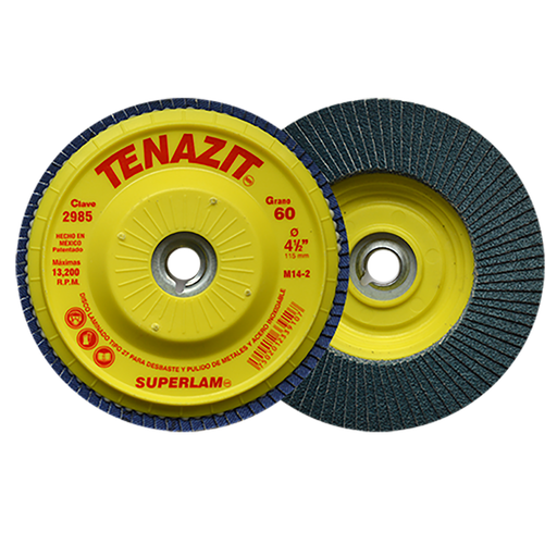[AU288DSL2985] DISCO LAMINADO AUSTROMEX SUPERLAM 4-1/2" P/BOSCH GRANO 60 (2985)(H)