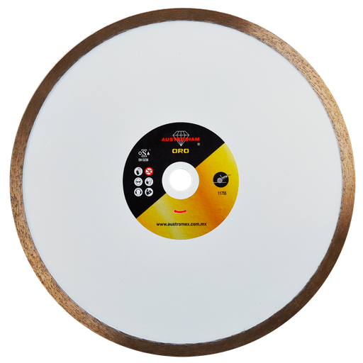 [AU521DDL0803] DISCO DIAMANTE AUSTROMEX RIN CONTINUO P/LOSETA 10" ORO (803)(H)