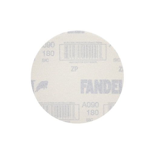 [FADVSP180A90] DISCO C/VELCRO 5" FANDELI A090 CIEGO GRANO 180 BLANCO (03875)(H)