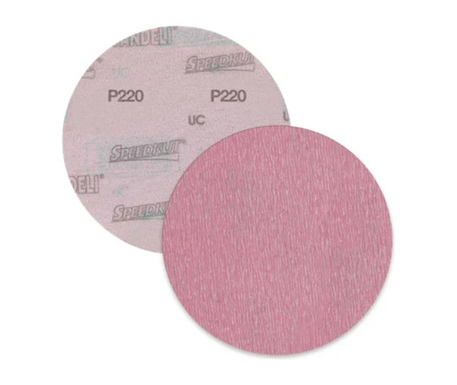 [FAADBV018028] DISCO C/VELCRO 6" FANDELI B080 CIEGO GRANO 150 ROJO (73184)(H)