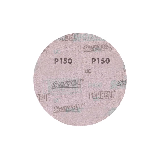 [FAADB73183] DISCO C/VELCRO 5" FANDELI B080 CIEGO GRANO 150 ROJO (73183)(H)