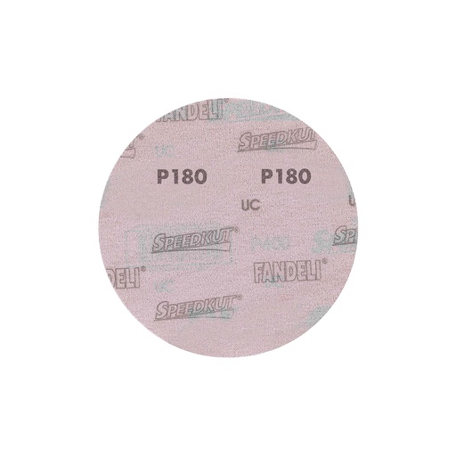 [FAADB73176] DISCO C/VELCRO 5" FANDELI B080 CIEGO GRANO 180 ROJO (73176)(H)