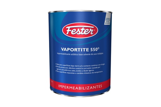 [HEFV55004L] FESTER VAPORTITE IMPERMEABILIZANTE ASFÁLTICO 550 4LT
