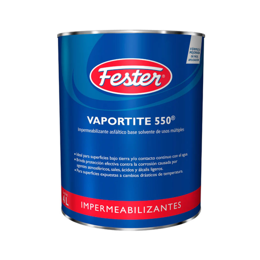 [HEFV55004L] FESTER VAPORTITE IMPERMEABILIZANTE ASFÁLTICO 550 4LT