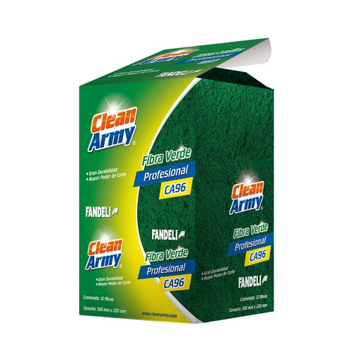 [FAFAVF] FIBRA ALMOHADILLA FANDELI VERDE C/12PZ (72939)