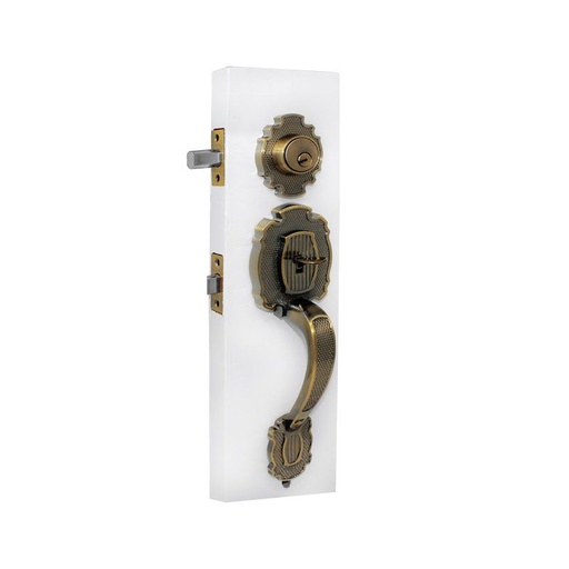 [YAG82252] GATILLO-GATILLO YALE RIVIERA LLAVE-MARIPOSA LATÓN ANTIGUO (MX82252)