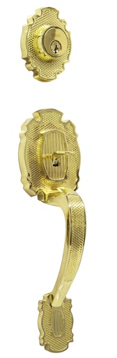 [YAG82251] GATILLO-GATILLO YALE RIVIERA LLAVE-MARIPOSA LATÓN BRILLANTE (MX82251)