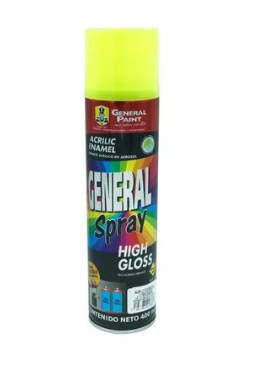 [GP-2703] AEROSOL GENERAL PAINT AMARILLO FLUORESCENTE 400ML (A2703)(E)