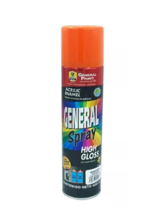 [GP-2702] AEROSOL GENERAL PAINT NARANJA FLUORESCENTE 400ML (A2702)(E)