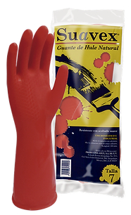 [ADXGSR-08] GUANTE SUAVEX ROJO No.8 PAR