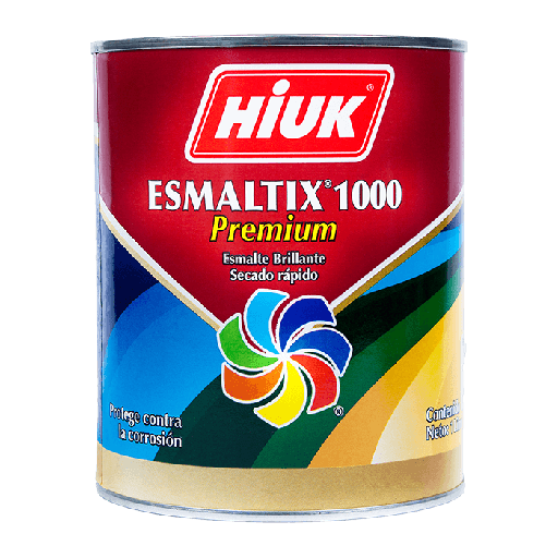 [VEM919] HIUK EXMALTIX 1000 NEGRO BRILLANTE 1LT (E)