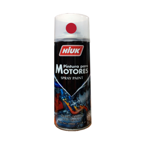 [VEM474] HIUK AEROSOL 474 P/MOTOR ROJO INTENSO 400ML (E)