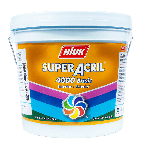 [VEMSA10008098] HIUK SUPERACRIL 4000 AZUL TURQ 4LT 8098