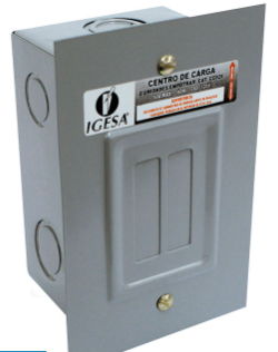 [IGECC02E] IGESA CENTRO DE CARGA 2 UNIDADES P/EMPOTRAR (E)