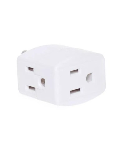 [IGOAM12] IGOTO ADAPTADOR TRIPLE DE CUBO BLANCO (AM12)(E)