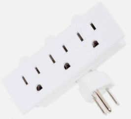 [IGOAM04] IGOTO ADAPTADOR TRIPLE TRIANGULAR BLANCO (AM04)(E)