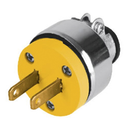 [IGOACL2PMA] IGOTO CLAVIJA POLARIZADA C/ABRAZADERA METAL (CL-2P-MA)(E)