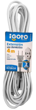 [IGOED13-4B] IGOTO EXTENSIÓN DOMÉSTICA BLANCA 4M (ED13-4B)(E)