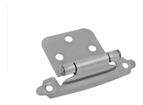 [HANBJ3151] JUEGO DE BISAGRA PARCHE HANDY C/2PZ NÍQUEL C/TORNILLO CHINA (3151)(E)