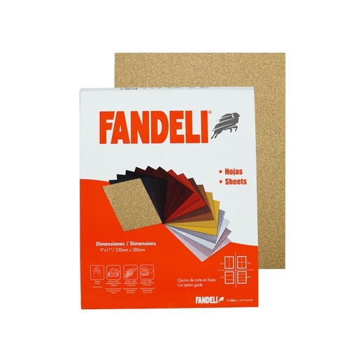 [FALMAG180] LIJA FANDELI MADERA AMERICANA C081 GRANO 180 (19922)