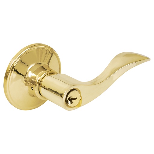 [YAMAQ56PDL3] MANIJA YALE AQUA RECÁMARA LATÓN BRILLANTE (MX80474) DDD
