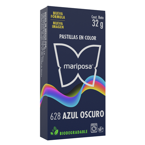 [MC628] MARIPOSA PASTILLA 628 AZUL OSCURO 32GR (H)