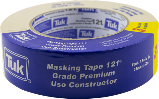 [TKM121-36X50] MASKING TUK 121 36MM x 50M (1-1/2")