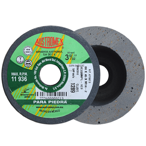 [AU240MCS1289] MINICOPA ABRASIVA SHELLAC P/PULIDO AUSTROMEX 80MM P/BOSCH (1289)(H)