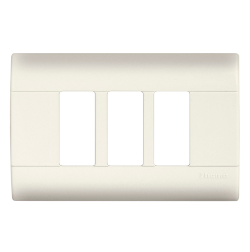[BTMMP3V] BTICINO MODUS PLACA RESINA 3 VENTANAS MARFIL (E5N3) (E)