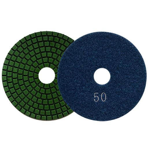 [AU593PD2760] PAD DE DIAMANTE AUSTROMEX C/VELCRO 4" P/MÁRMOL GRANO 50 (2760)(H)