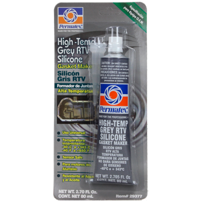 [PESBG80] PERMATEX SILICÓN GRIS RTV ALTA TEMPERATURA 80ML (29377-48)