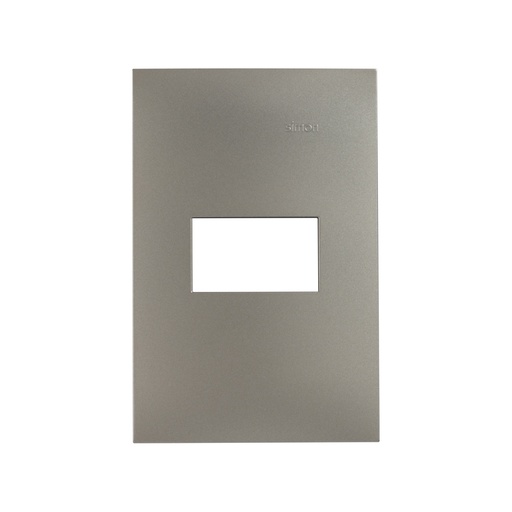 [SIP1MCM] PLACA SIMON 1 VENTANA S/CHASIS CAVA MATE (25611-64)(E)