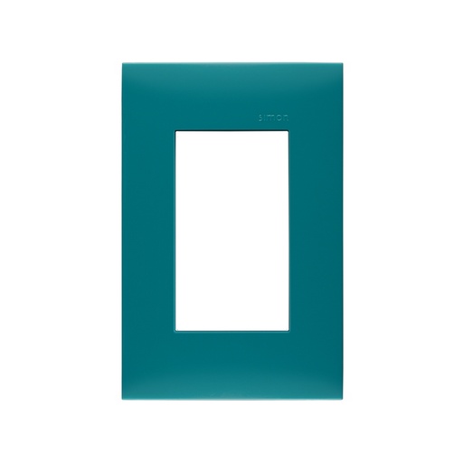 [SIP3MVQ] PLACA SIMON 3 VENTANAS S/CHASIS VERDE AQUA (25613-58)(E)