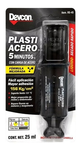 [DEAPJR545] PLASTIACERO DEVCON JERINGA 5 MINUTOS 25ML (R5-45)(H)