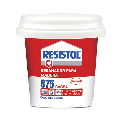 [HER-RC115] RESISTOL 875 RESANADOR PARA MADERA CAOBA 115ML