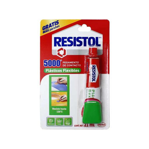 [HEGR-5000PF] RESISTOL 5000 TRANSPARENTE PLÁSTICOS FLEXIBLES 21ML