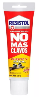 [HERNMT12] RESISTOL NO MÁS CLAVOS FUERTE Y FÁCIL 227GR