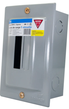 [ERY05-CR01E] ROYER CENTRO DE CARGA 1 POLO EMPOTRAR (CCR01E)(E)