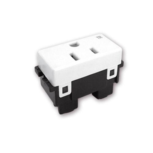 [ERY01-6248W] ROYER CONTACTO SENCILLO HORIZONTAL 2P+T 15A BLANCO (100-6248W)(E)