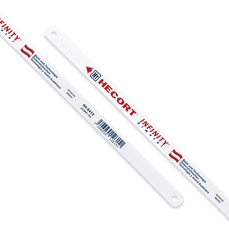 [HT04-2412] SEGUETA HECORT MANUAL BIMETAL 24 DIENTES FINA 12" x 1/2" (H)