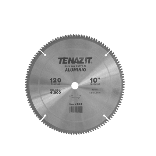 [AU571SCA2134] SIERRA METÁLICA AUSTROMEX CORTE DE ALUMINIO 10" X 5/8" 120 DIENTES (2134)(H)